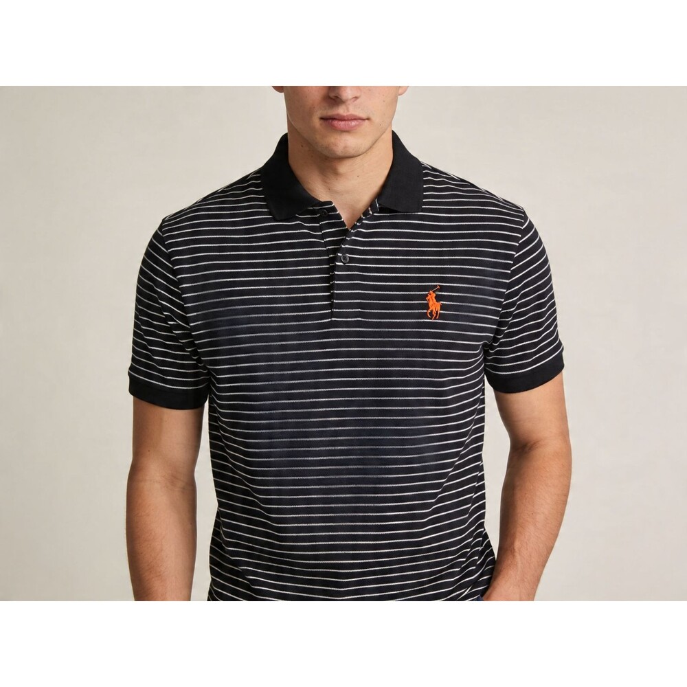 Polo Ralph Lauren Men’s M Golf Shirt 100% Cotton Short Sleeve Horse Logo